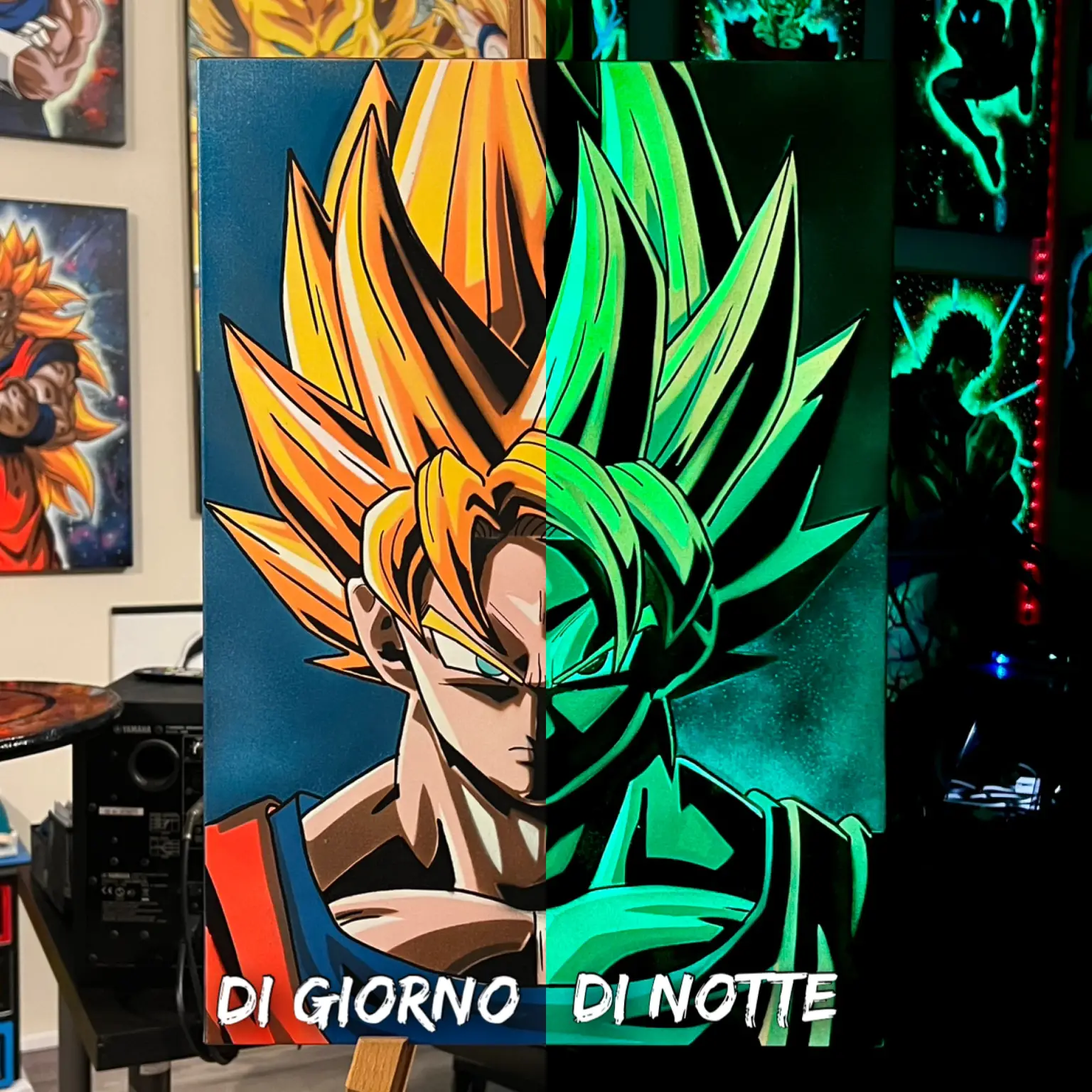 Goku ssj2 50x70 – Lumi