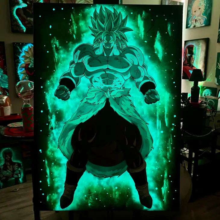 Broly Limited – 50×70 - Lumi - immagine 4