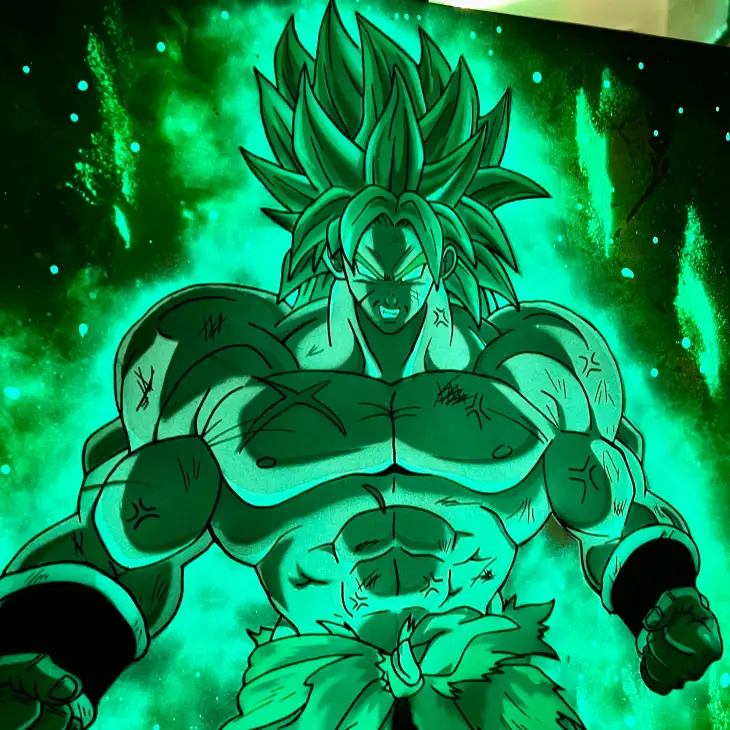 Broly Limited – 50×70 - Lumi - immagine 2