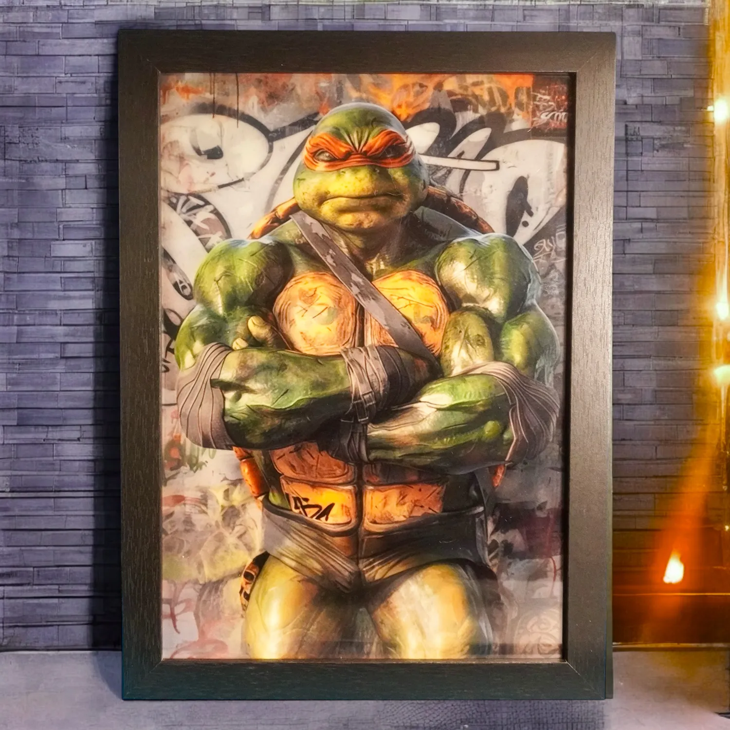 Michelangelo - Tartarughe Ninja - Super Lumi A4 - immagine 2