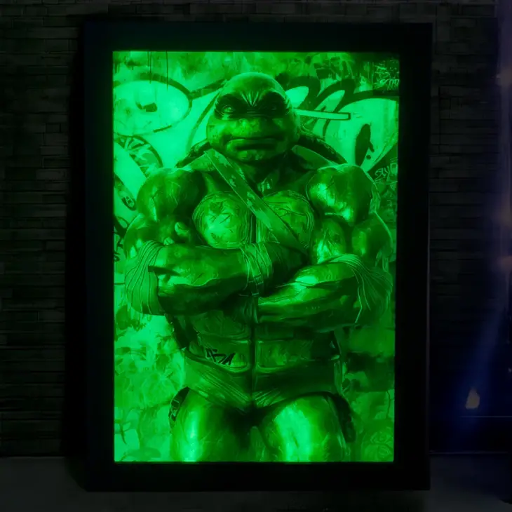 Michelangelo - Tartarughe Ninja - Super Lumi A4 - immagine 3