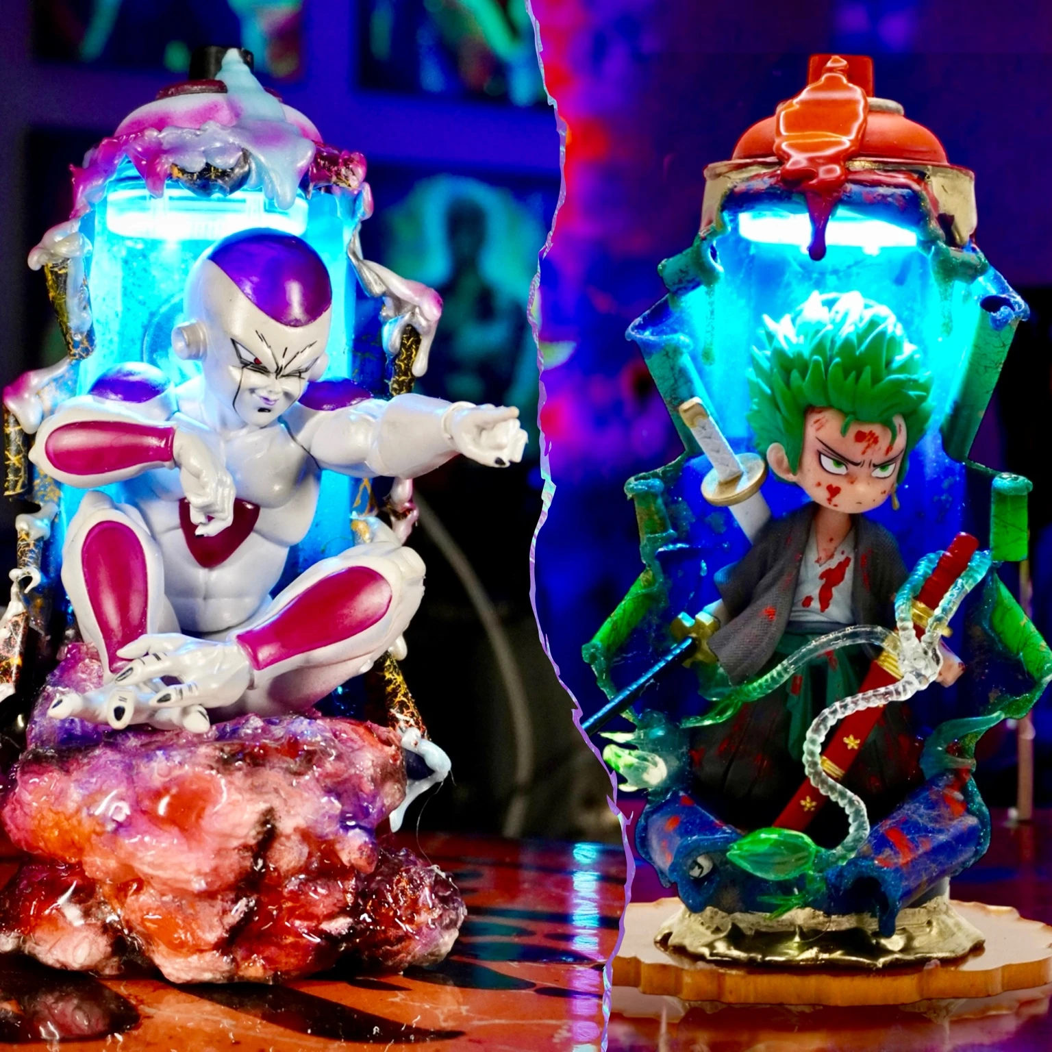 Asta Flash - Zoro e Freezer - BOMBOL FIGURE