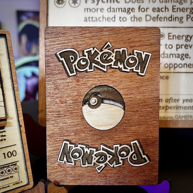 Carte Pokémon in legno varie misure - immagine 5