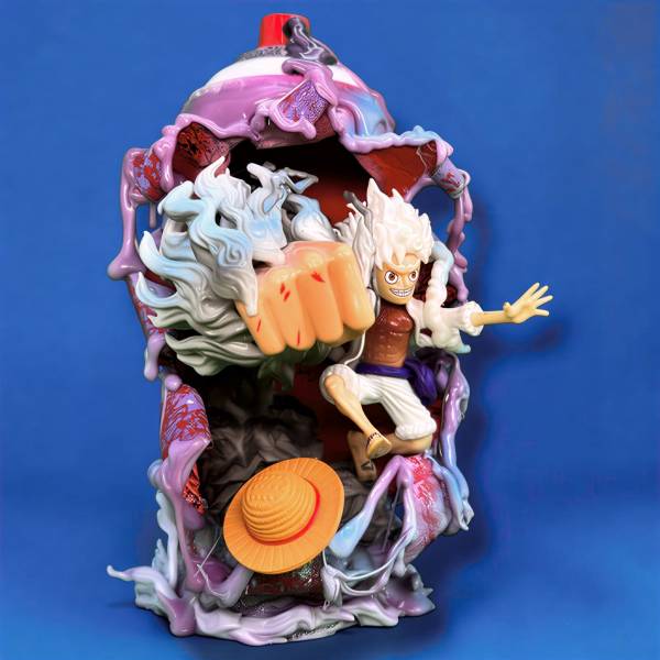 Luffy Gear Five 400ml Bombol Figure