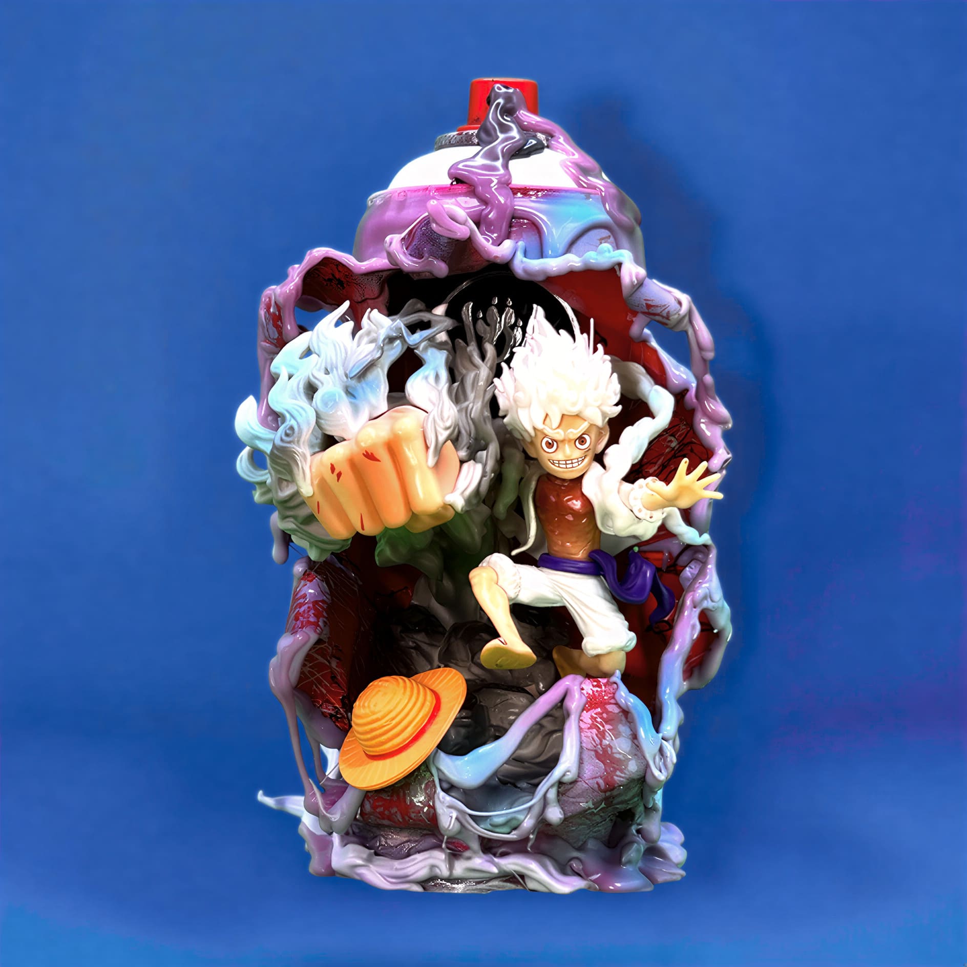 Luffy Gear Five 400ml Bombol Figure - immagine 7