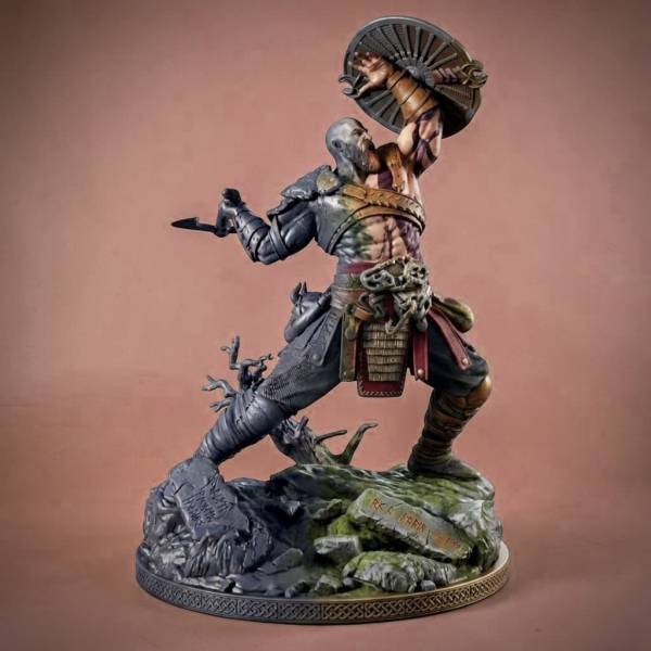 Kratos Statua Grezza - Figure Project