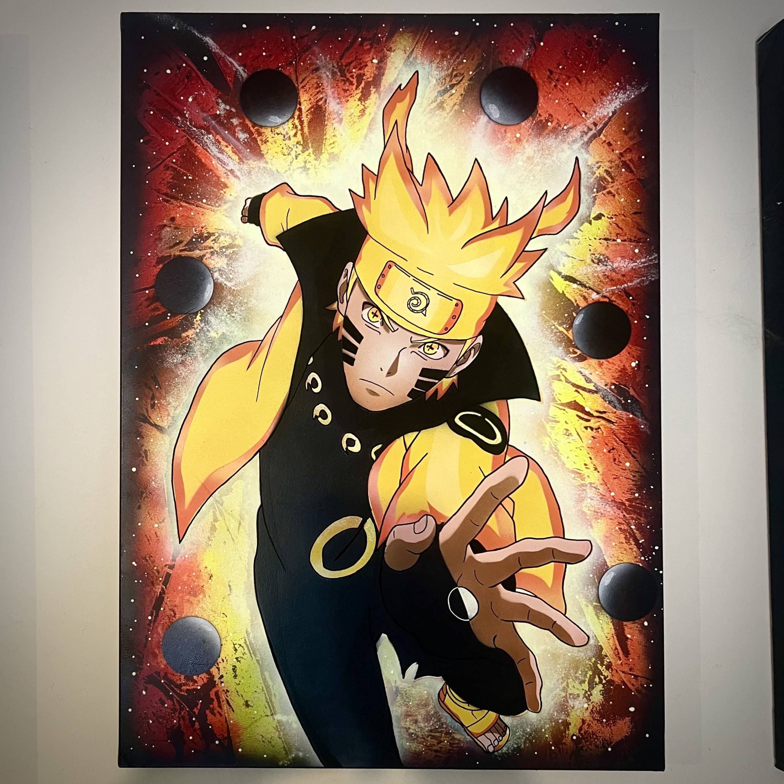 Naruto delle 6 vie 50x70 - Wolf Art Private Collection - immagine 2