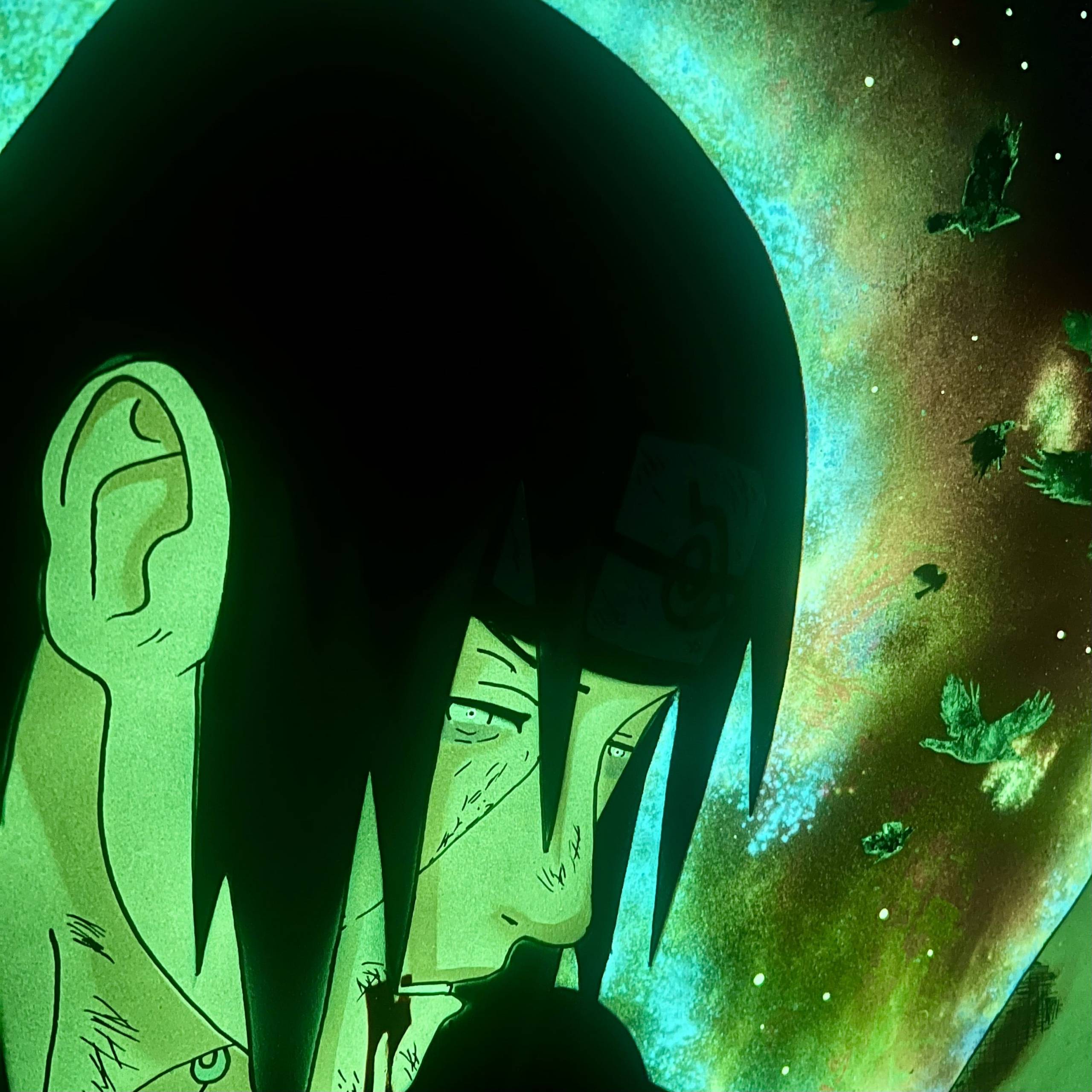 Itachi e Sasuke 50x70 - Wolf Art Private Collection - immagine 4
