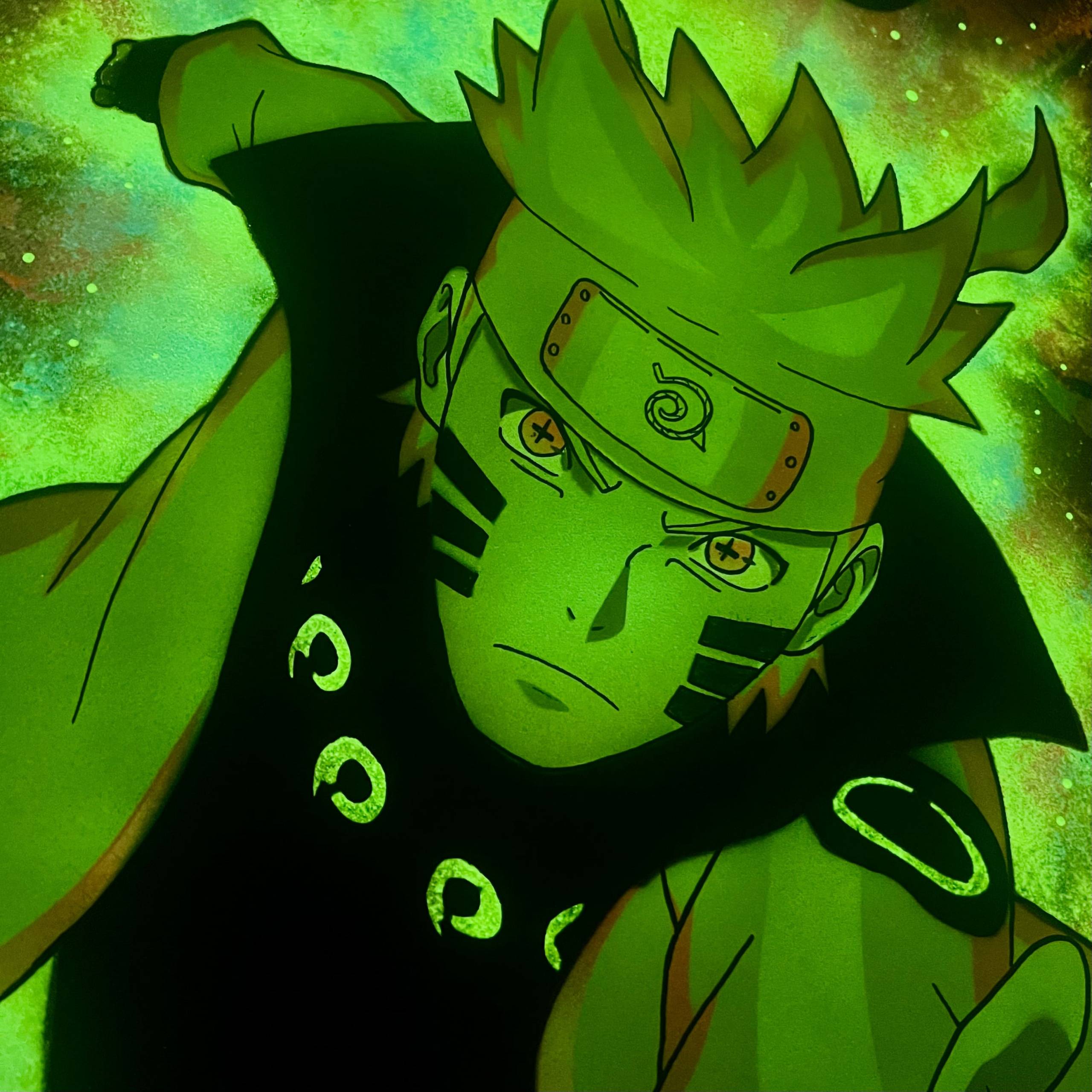 Naruto delle 6 vie 50x70 - Wolf Art Private Collection - immagine 3