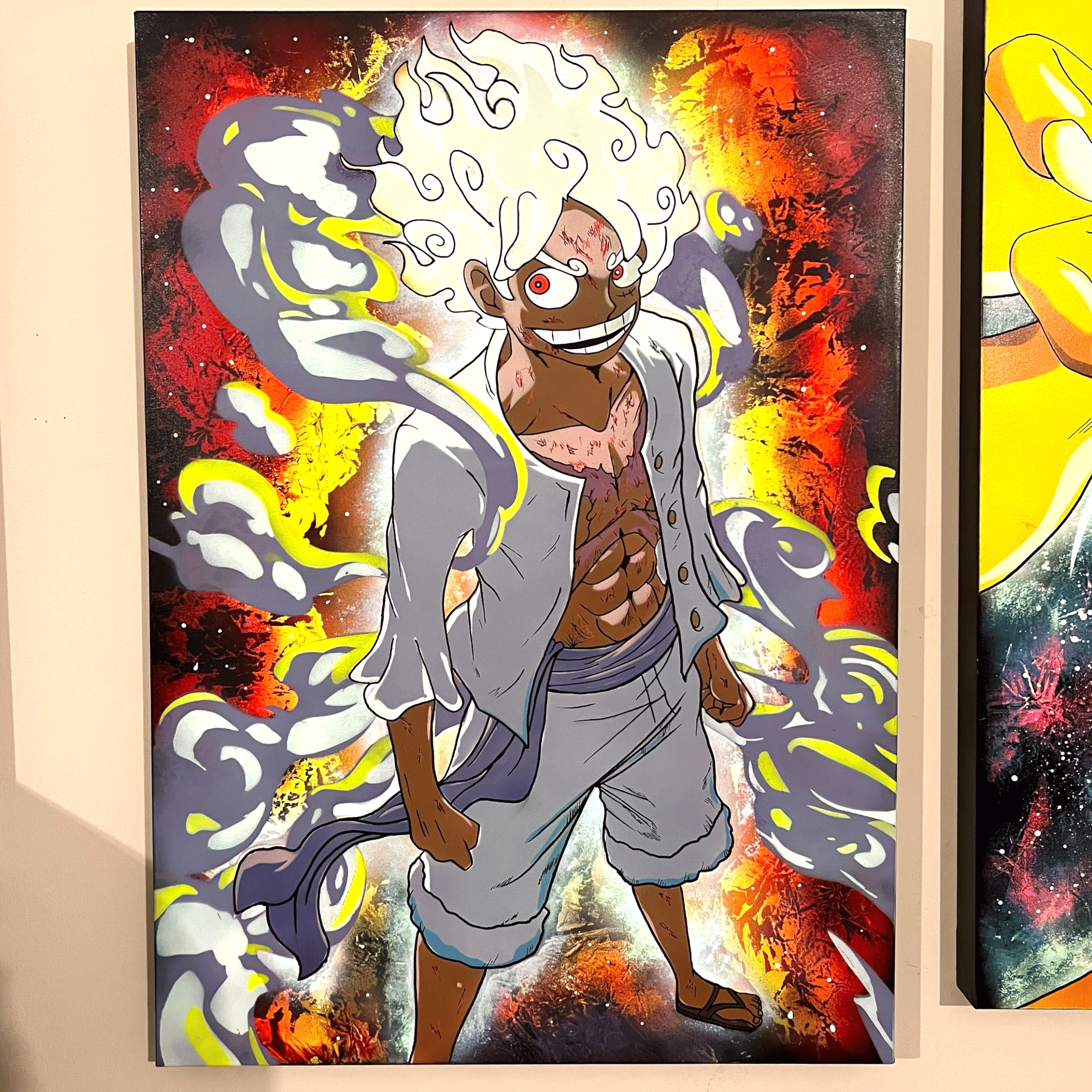 Luffy Gear Five 50x70 - Wolf Art Private Collection - immagine 2