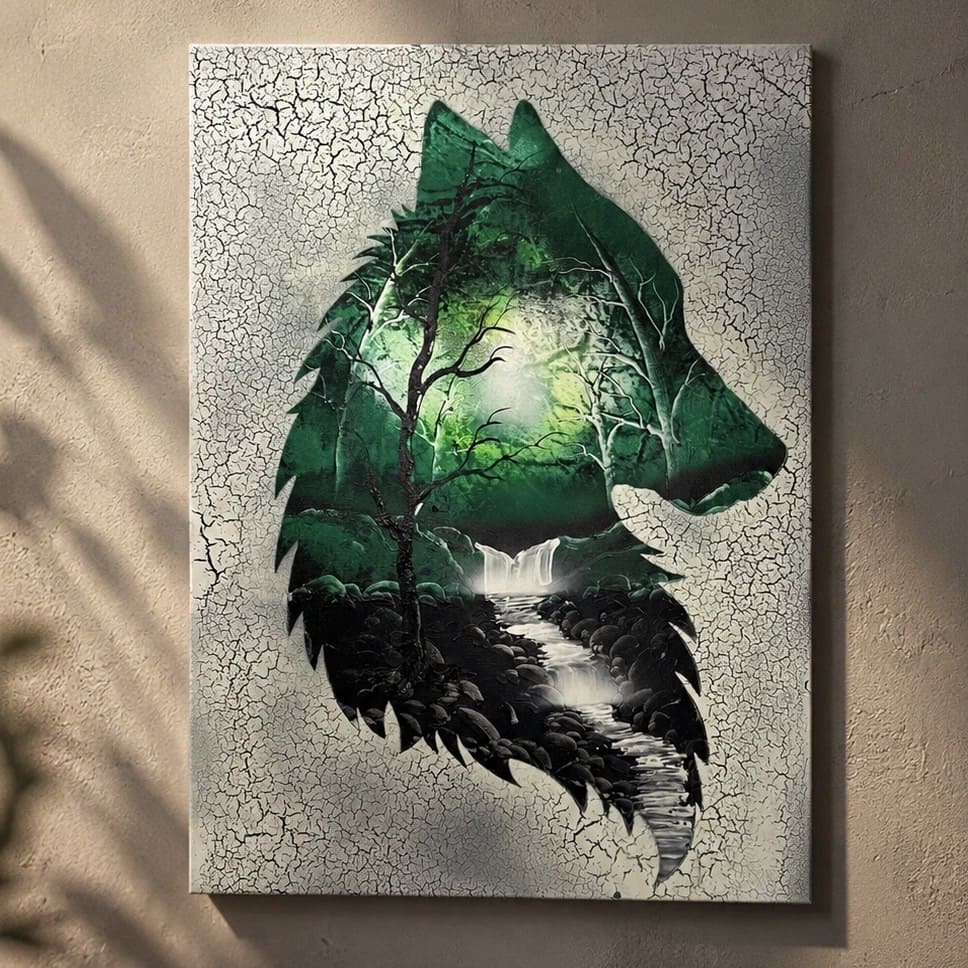 Mini Wolf Forest – 30x40 cm - Lumi - immagine 2