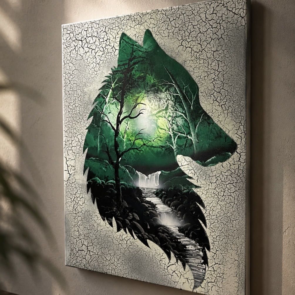 Mini Wolf Forest – 30x40 cm - Lumi - immagine 3