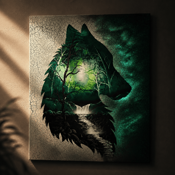 Mini Wolf Forest – 30x40 cm - Lumi