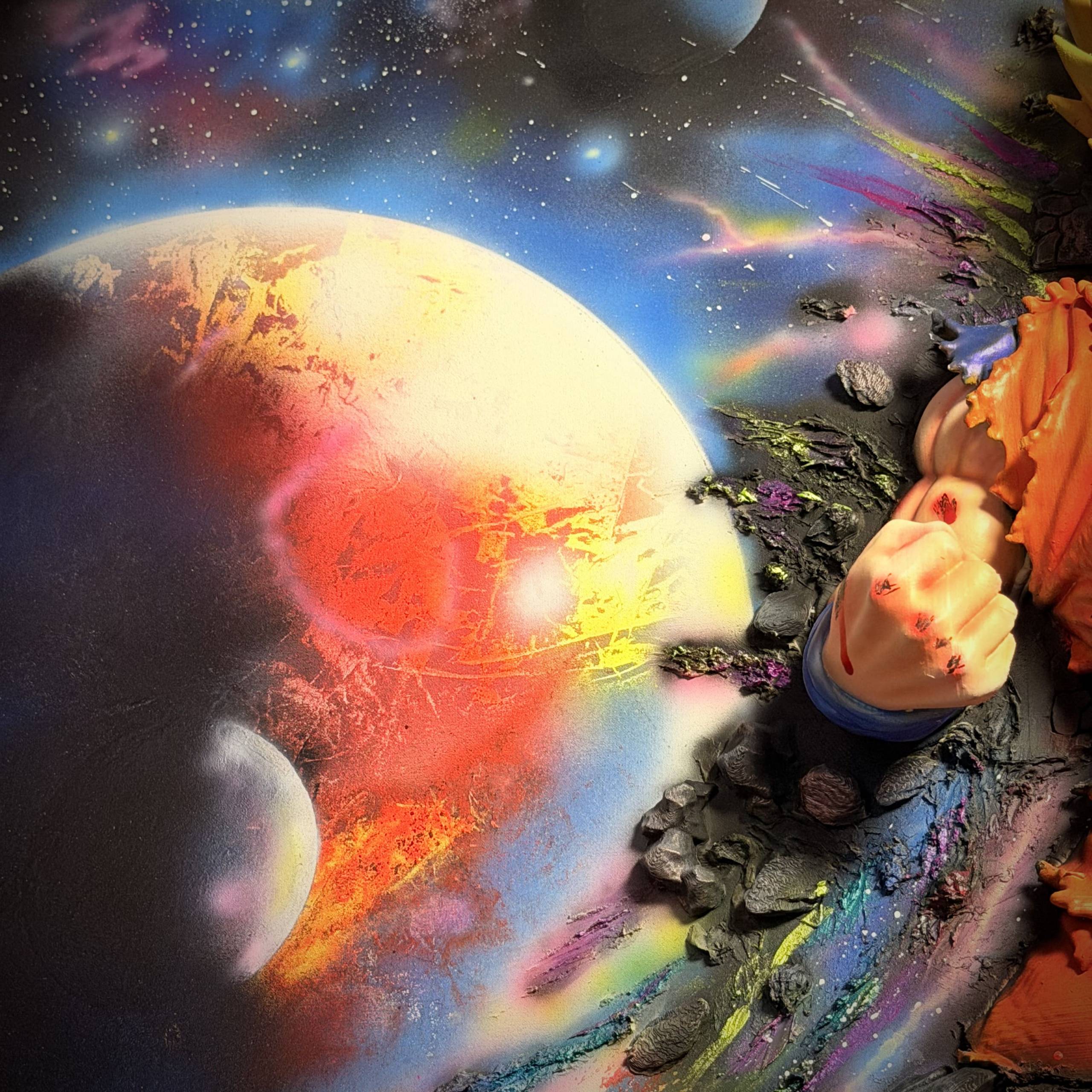 Goku Hyper Art Fusion - 70x50 cm - immagine 4
