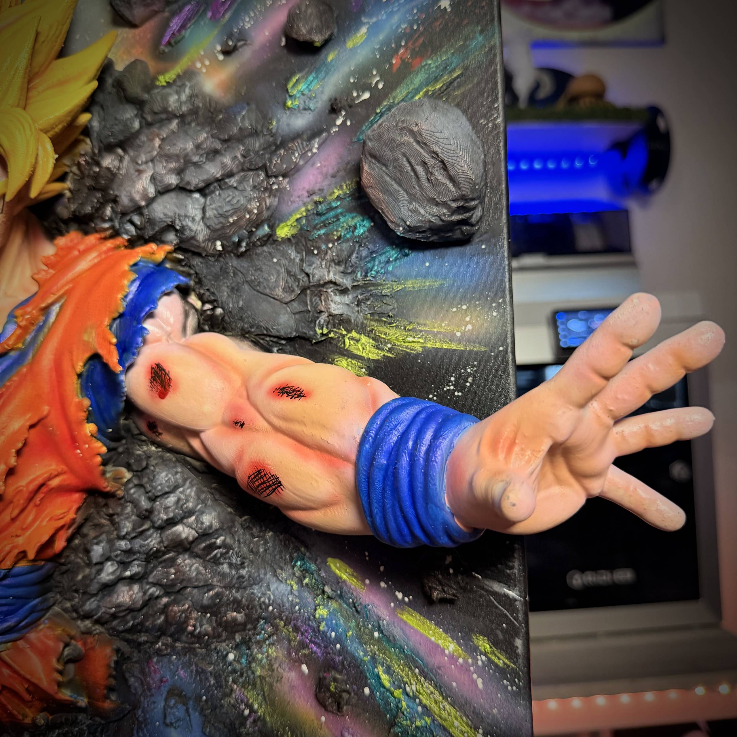 Goku Hyper Art Fusion - 70x50 cm - immagine 6
