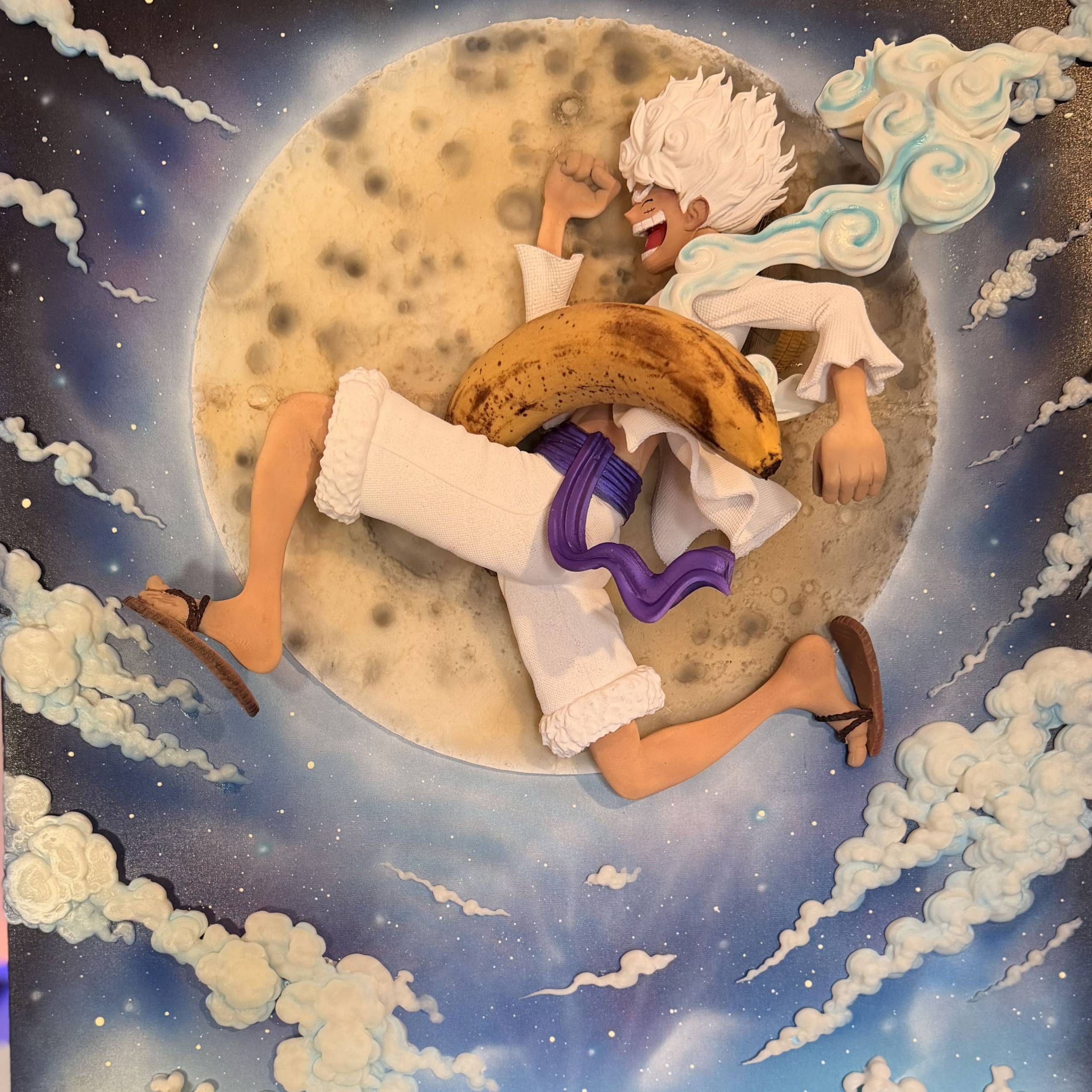 LUFFY GEAR FIVE - 3D Hyper Art Fusion - 50x70 - immagine 13