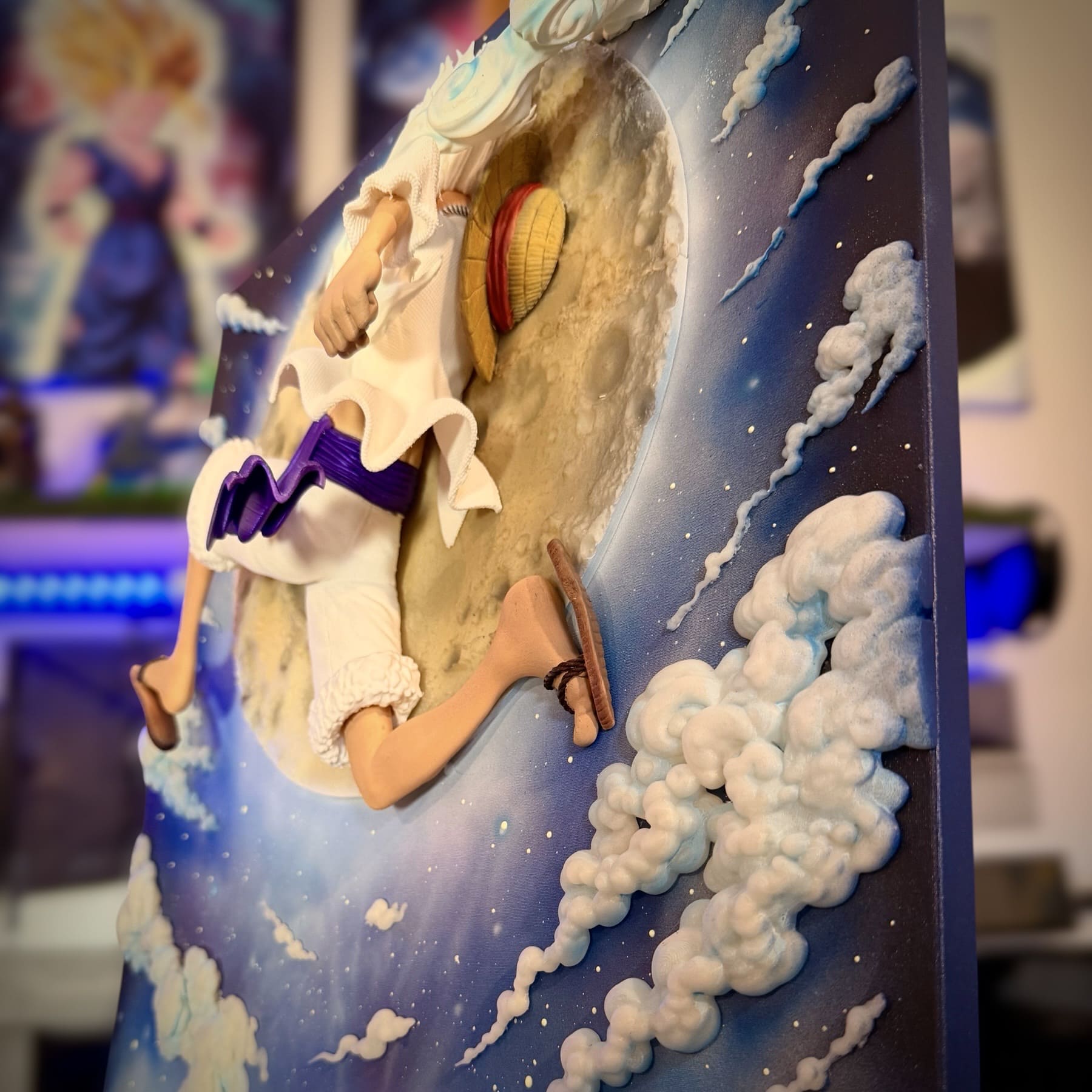 LUFFY GEAR FIVE - 3D Hyper Art Fusion - 50x70 - immagine 12
